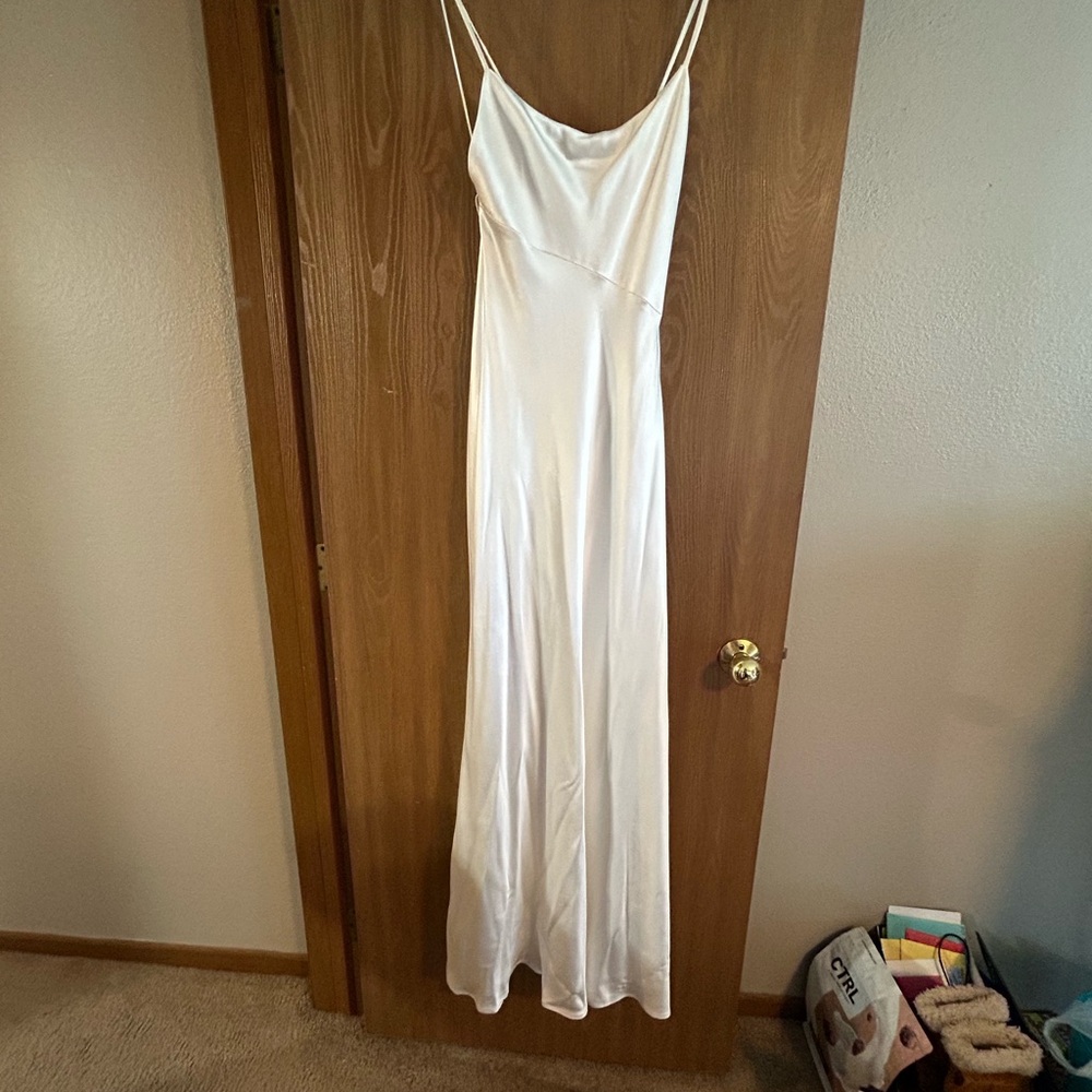 Galvan London satin wedding dress brand new